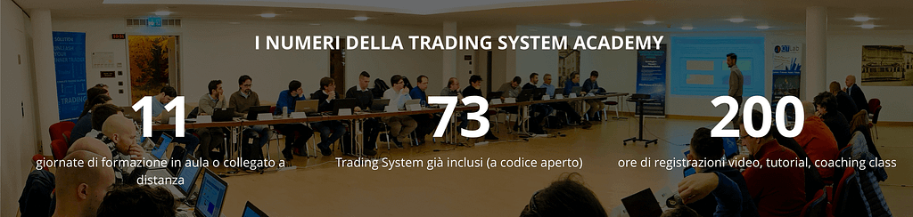i numeri del trading automatico con la trading system academy